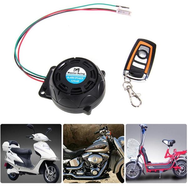 

theft protection motor bike anti-theft smart alarm security system all-in-one loudspeaker and main engine flying saucer type alertor