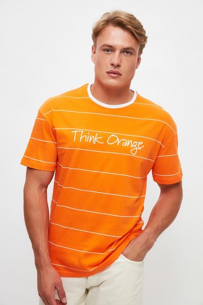 

men's t-shirts trendyol male wide cut short-sleeve t-shirt tmnss21ts3696, White;black
