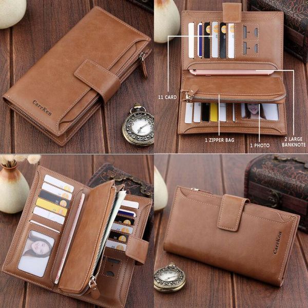 

wallets womens leather zipper wallet fashion hasp nubuck women's long design purse two fold more color clutch, Red;black