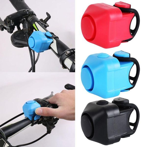

bike horns mini bicycle bell electronic horn waterproof loud sound safety handlebar alarm for kids adults cycling accessories