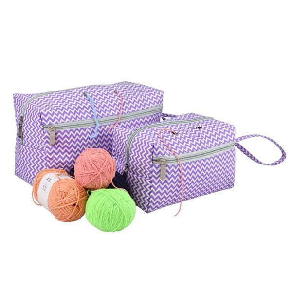 

other arts and crafts portable knitting bag wool crochet hooks thread yarn storage holder cases sewing needles organizer accessories