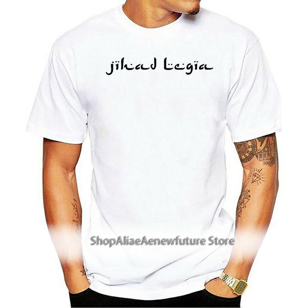 

legia warszawa t shirt jihad warsaw polska poland ball soccer mens t-shirt summer casual design men's t-shirts, White;black