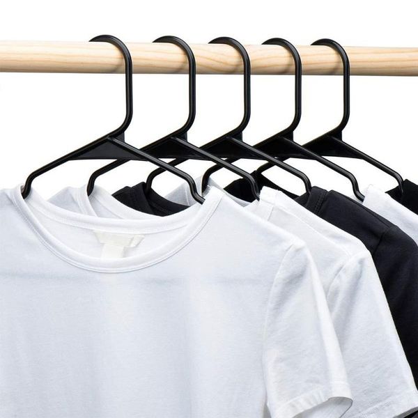 

pcs/set plastic hangers portable clothing storage racks durable wardrobe holder non-slip thickened household drying &