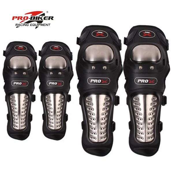 

motorcycle kneepads elbow pads stainless steel racing protection equipment riding protective gears knee armor