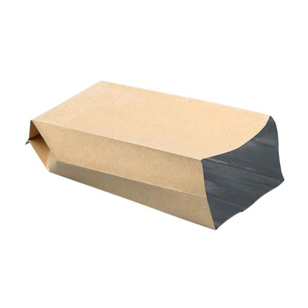 

100pcs kraft paper side gusset bags aluminum foil sealing pouch packaging bag for tea dried fruit (10.5x5x2) gift wrap
