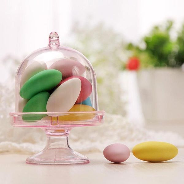 

party favor 1pcs mini cake stand cupcake box plastic candy wedding pan gifts q4f4