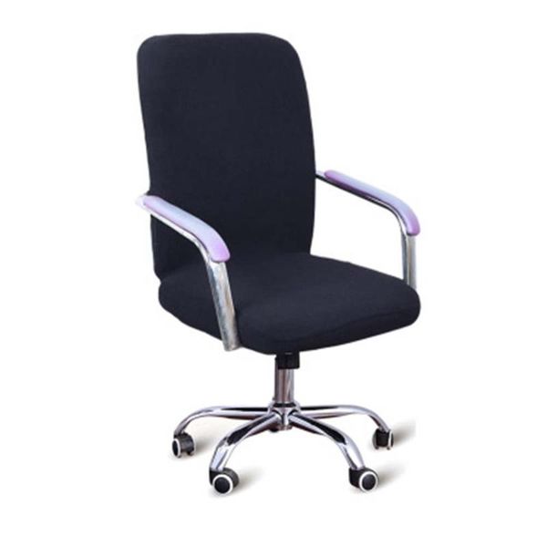 

chair covers polyester cover computer swivel seat slipcover waterproof elastic
