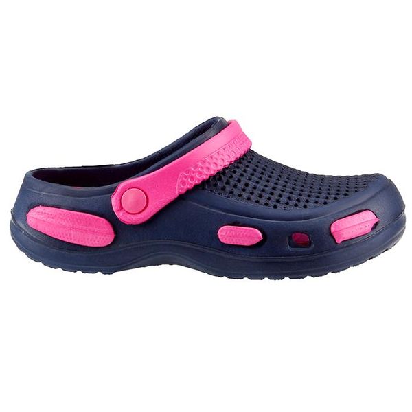 

ayakland akn e087.z navy fuchsia business orthopedic lady slipper slippers, Black
