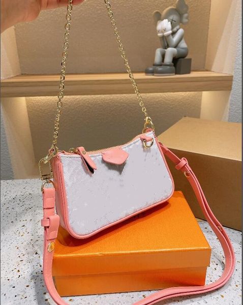 

retro luxury handbag women wallets designer original leather shoulder bag chain zipper bags20cm