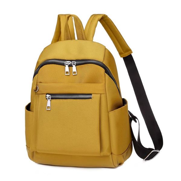 

backpack style oxford waterproof women backpacks large capacity teenage girls book bags solid color female lapladies school