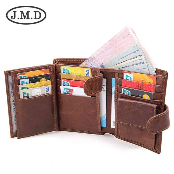 

jiameida 2021 wallet leather rfid anti scanning shielding card bag, Red;black