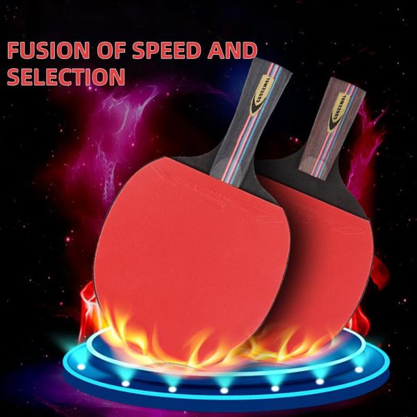 

bag 3 balls double face pimples 2pcs/lot table tennis bat racket long short handle pong paddle set raquets