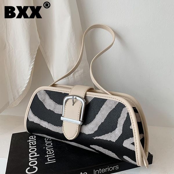 

shoulder bags [bxx] simple solid color pu leather crossbody for women 2021 bag handbags trending luxury hand hs275