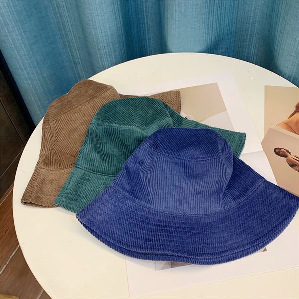 

red hat children's corduroy in autumn and winter, Blue;gray