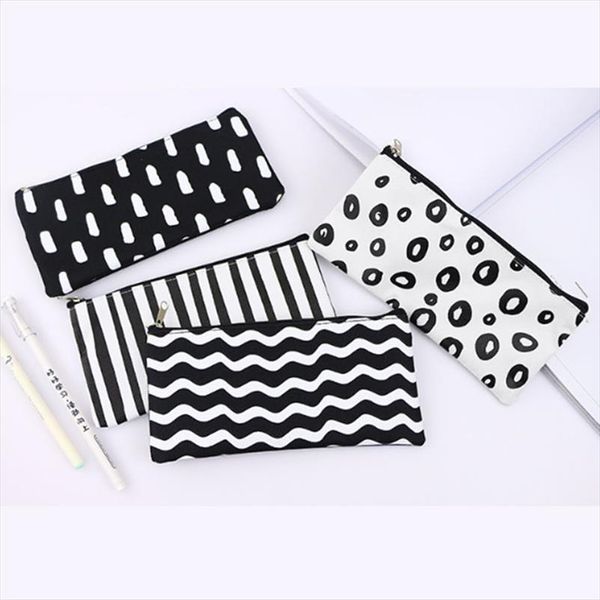 

stripe cosmetic bag makeup bags travel organizer necessary beauty case toiletry wash make up pouch kits for women girls