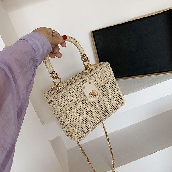 

cross body funmardi straw shoulder bags fashion women woven messenger beach small tote handbag wlhb2369