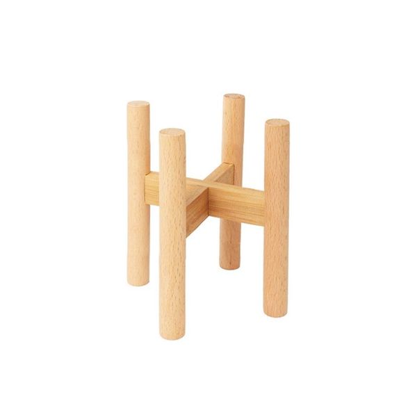 

planters & pots detachable storage flower pot standing corner bamboo plant stand modern living room outdoor indoor holder gift planter