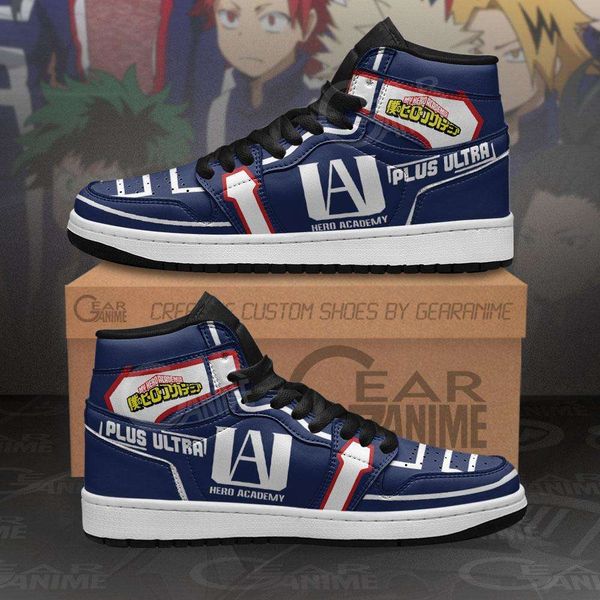 

ua high school uniform sneakers ps ultra mha anime shoes
