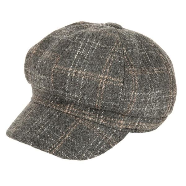 

outdoor hats painter men octagonal retro casual style sboy snapback golf gatsbie caps, Black;white