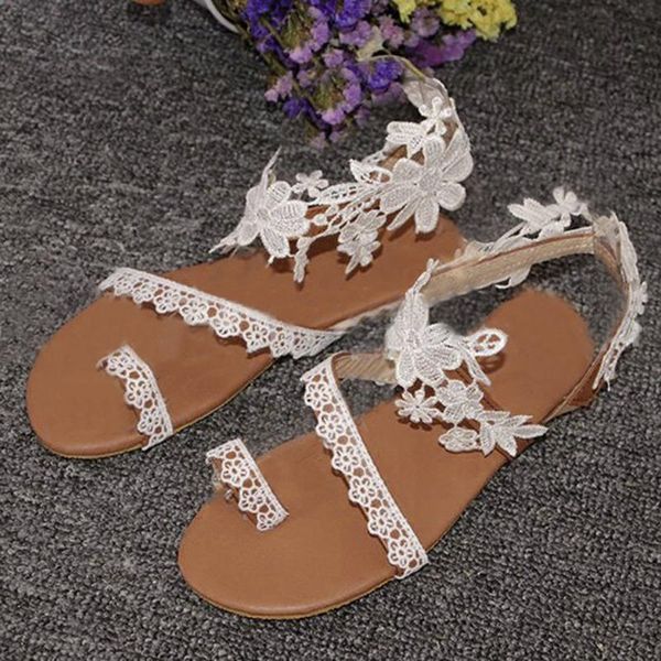 

summer female flat sandals fashion lace chain open toe outdoor women's slip-on beach roman shoes slipper, Black
