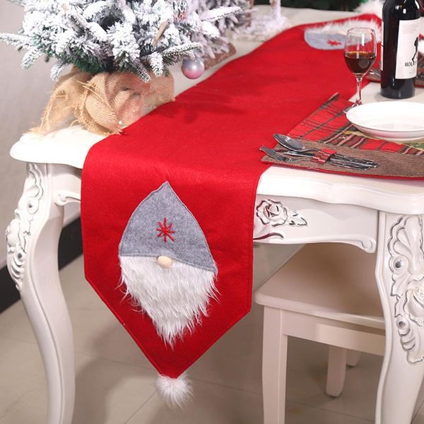 

table cloth christmas runner mat tablecloth xmas forest man flag for dinner party year festival deskdecorations
