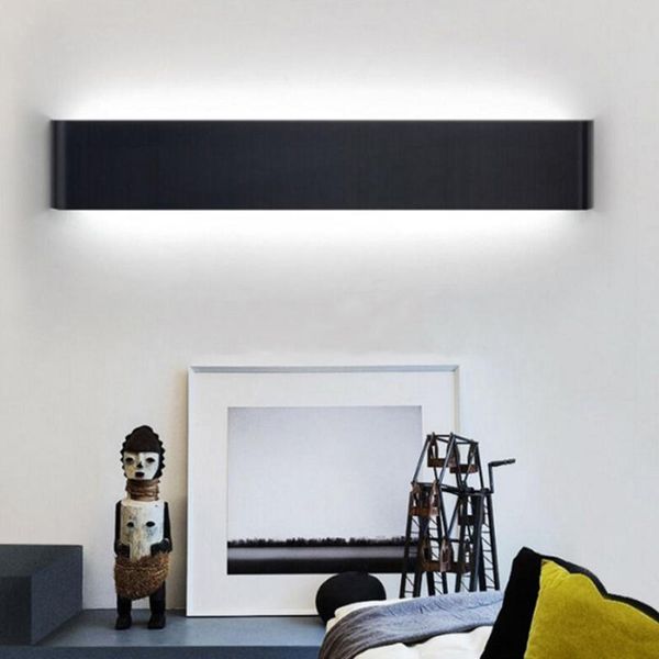 

wall lamp minimalist aluminum modern lights surface mounted bathroom mirror light for home hallway entrance ac85-265v