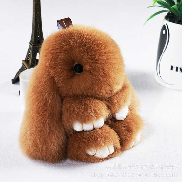 

colorful plush keychain cute mini simulation easter bunny soft stuffed animal toy rabbit doll for children gift