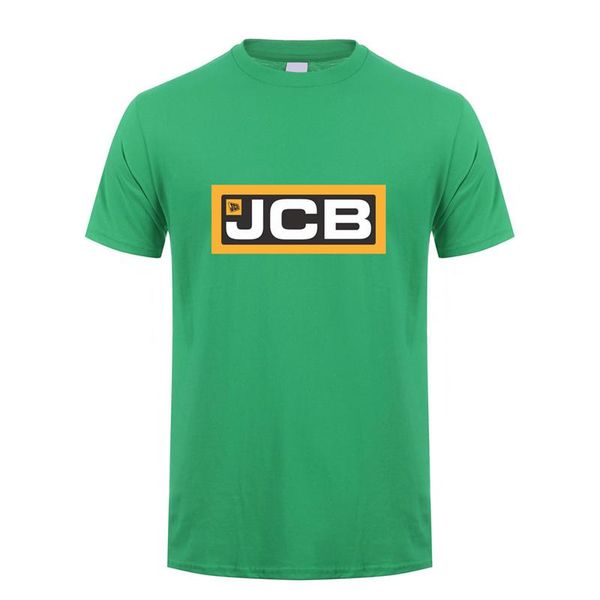 

men's t-shirts excavator jcb t shirts men short sleeve t-shirt tees cotton mans tshirt, White;black