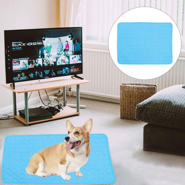 

kennels & pens summer washable cooling mat for dogs cats breathable pet crate pad