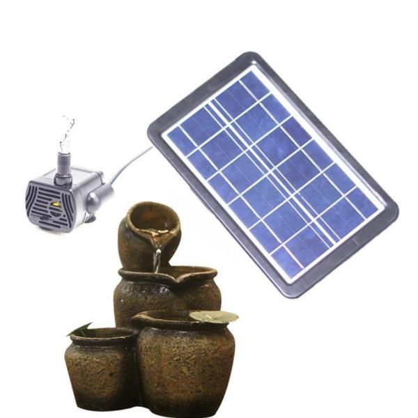

decorations solar panel water pump usb brushless submersible 3w/6w mini aquarium landscape fountain fish pond tank decor