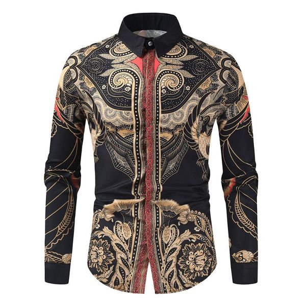 

men's casual shirts wz1009 fashion 2021 runway luxury european design party style clothing, White;black