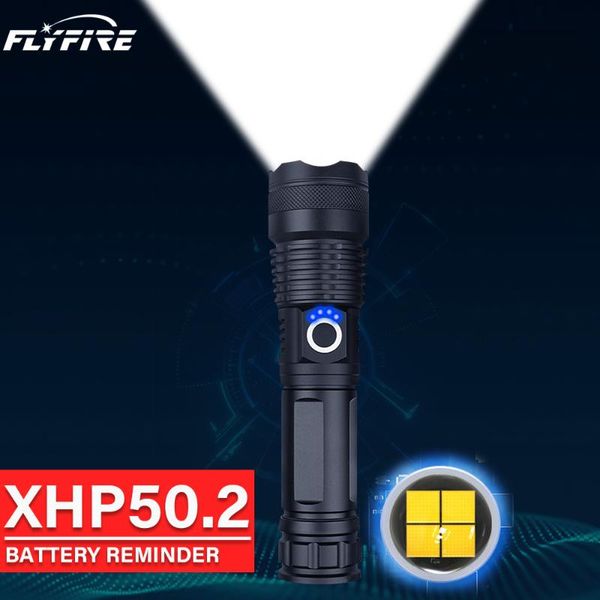 

lumens xhp50.2 super powerful led torch usb rechargeable 18650 26650 flashlights xhp50 hunting lantern lamp torches