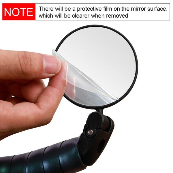 

bike groupsets universal 360 degree rotate convex road outdoor cycling rear view mirror mountain bicycle practical foldable easy install