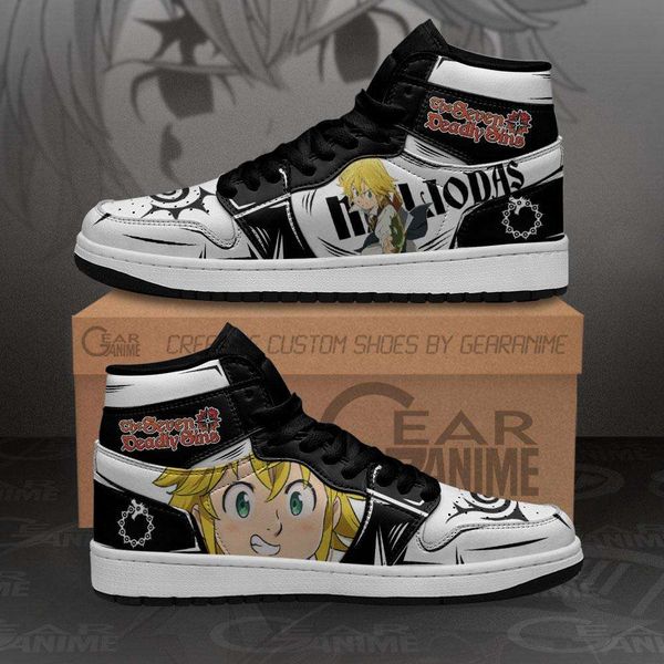 

seven deadly sins meliodas sneakers custom anime shoes
