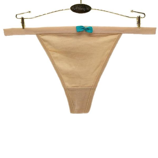 

Women's Panties 6pcs/lot Fashion Cute Thongs Cotton High Quality G String Solid Color Women Underwear Low Waist Sweet Style T-back 30 5X4F, Black;pink