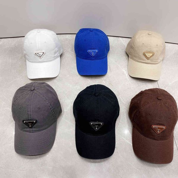 

family baseball cap multi color inverted triangle letter iron standard men's and women's fashion leisure personality sunshade hat, Blue;gray