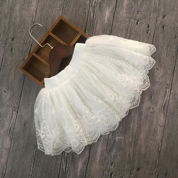 

skirts 2021 fashion 2-8 years girls lace star tutu white skirt, Blue