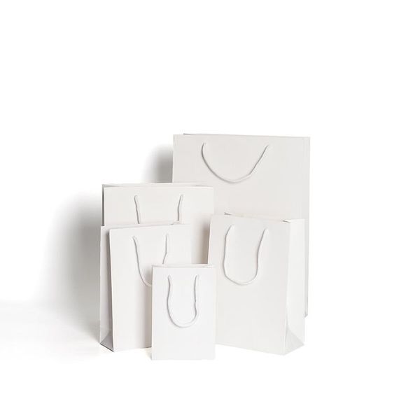 

gift wrap 10pcs/lot paper bag garment packing shopping tote packaging shoe