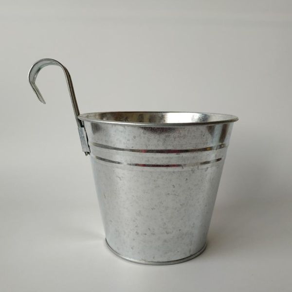 

planters & pots 8pcs/lot large outdoor hanging planter galvanized garden for fence ego what