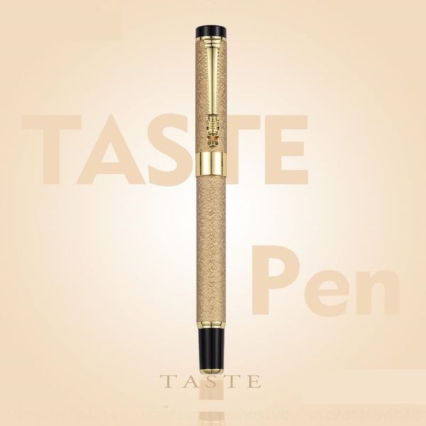 

1CK business fashion creative office metal signature neutral round fountain pens pearl water calligraphy pearl fountain pen calligraphy set