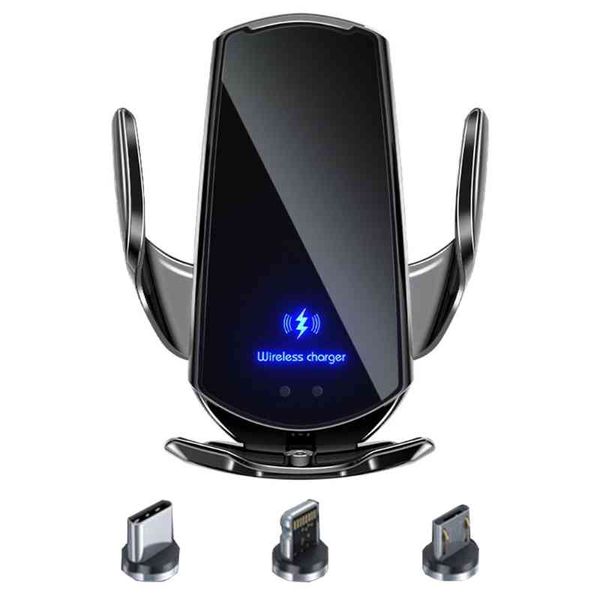 

premium car wireless charger mobile phone bracket induction opening / closing navigation fixing frame fast charging auto holder