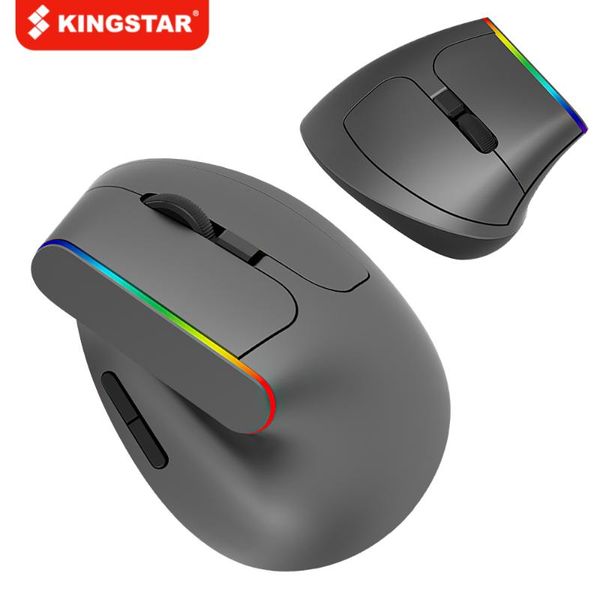 

mice wireless mouse ergonomic vertical 2.4ghz rgb light 57 degree for pc lapcomputer optical gaming bluetooth