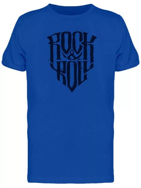 

Rock & Roll Black Cool Design Men's Tee -Image by Shutterstock, White;black
