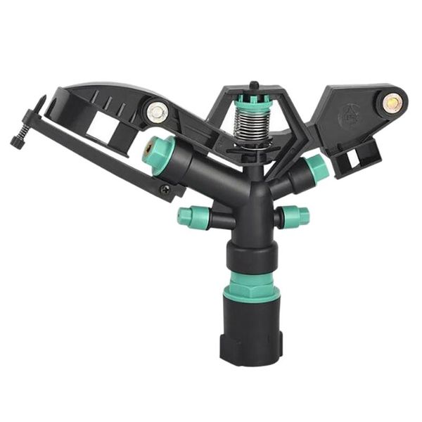 

watering equipments sv-1inch four nozzles 360 degree rotating spray water nozzle plant dripper sprinkler garden lawn irrigation tools