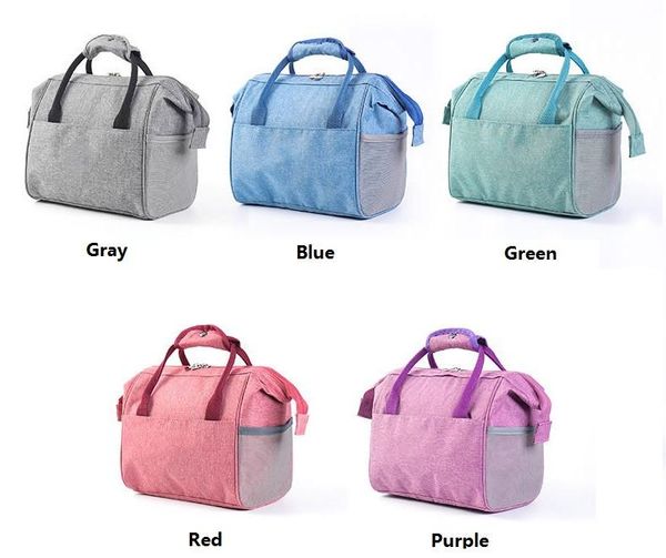 

outdoor bags portable picnic lunch fitness polyester insulated thermal cooler box nice design crossbody camping hiking travel bag