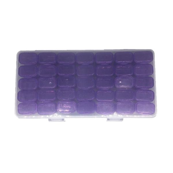 

tool organizers 35 grids earrings studs embroidery pp storage organizer art diy craft portable diamond painting accessory box multifunction
