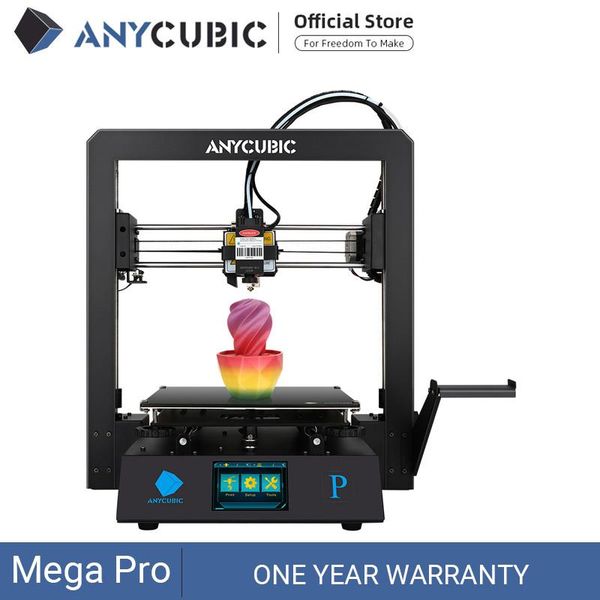 

printers anycubic mega pro 3d printer printing laser engraving touch screen tpu filament dual gear extruder
