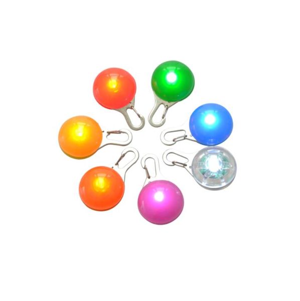 

multi colors led dog pet pendant colorful light flashing luminous collar pendant pet supplies glow safety tag jllxsn lajiaoyard