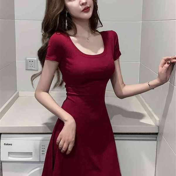 

v-neck dress slim temperament small tight waist office lady sheath sleeveless 210416, Black;gray