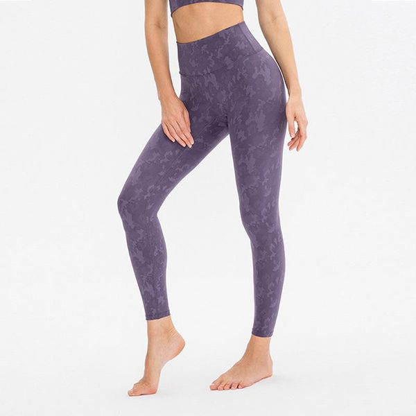 

women's leggings normov casual women camouflage print ankle length slim legging workout high waist push up breathable feminina, Black